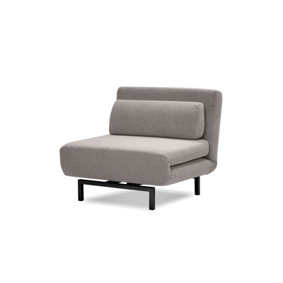 Iso Upholstered Swivel Chair-Bed by Mobital