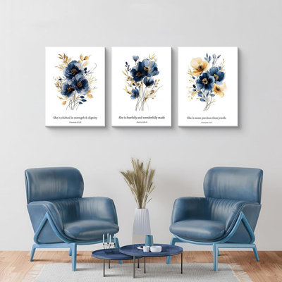 3 Piece Wrapped Canvas Print