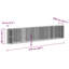Dakota Fields Gabion Raised Bed Galvanised Iron -748946605