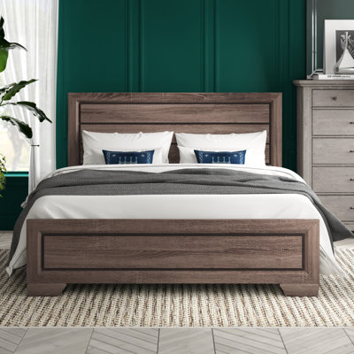 Lit standard en bois Jamece