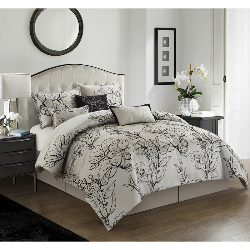 Georgia Comforter Set, King Comforter + 6 Additional Pieces