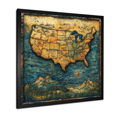 Anab - Map Wall Art