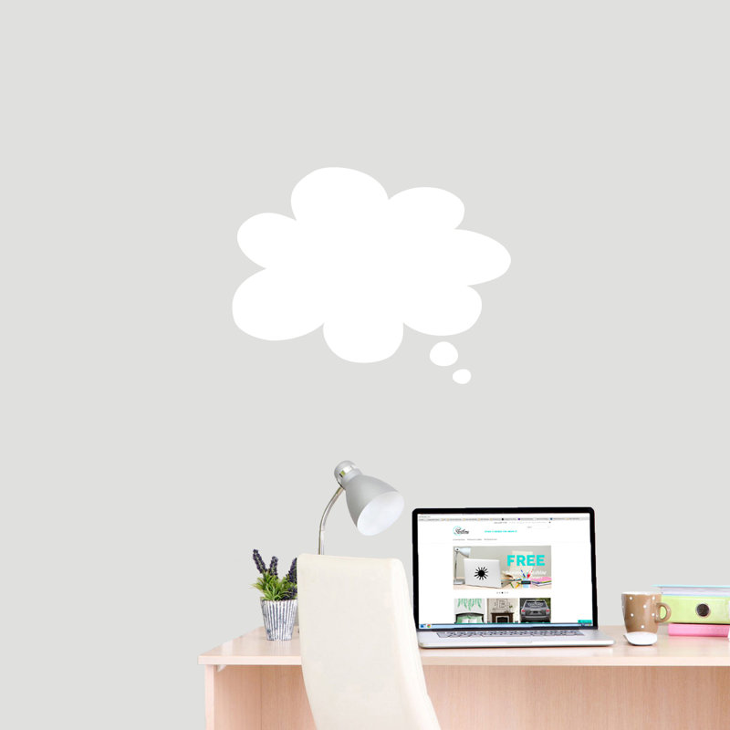 Abstract Non-Wall Damaging Wall Decal, 14" H x 18" W