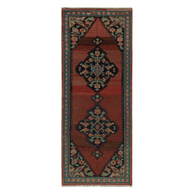 One-of-a-Kind 3'8" X 8'10" Hand Knotted Area Rug