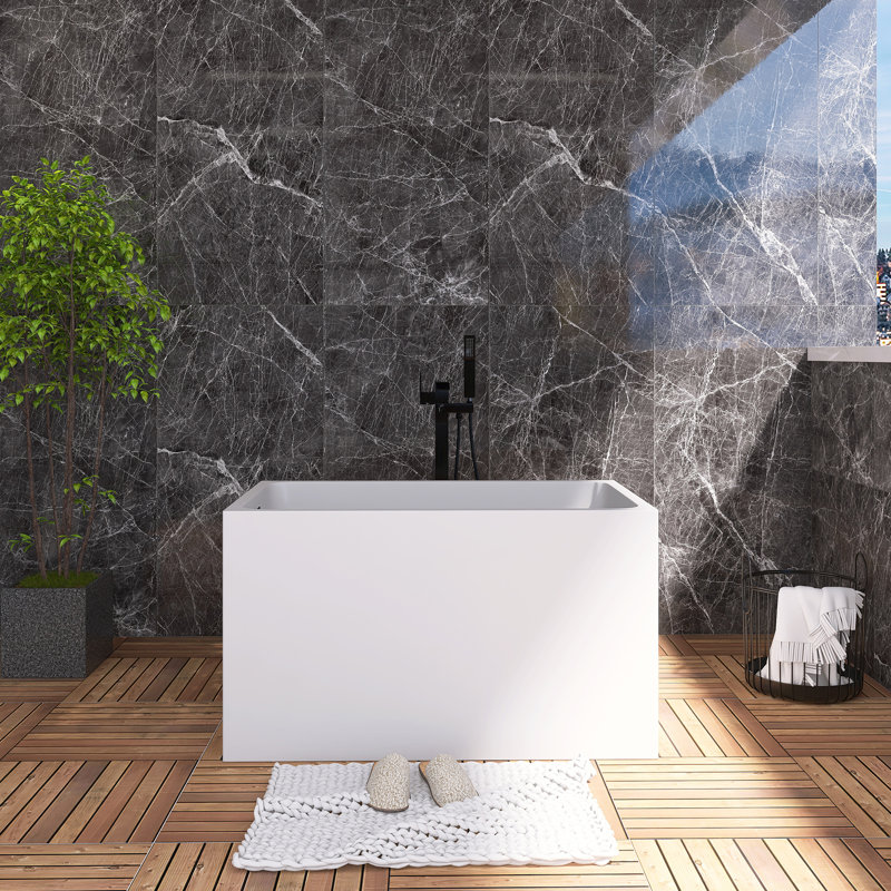 43'' x 28'' Freestanding Soaking Acrylic Bathtub