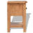 Nightstand Solid Oak Wood Brown-379501116