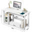 Humnah 90Cm Wide Computer Desk With Storage Home Office Desk With Shelves -1120803501