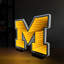 Éclairage de logo à DEL Infinity de Sport Michigan de la NCAA - Effet de lumière 3D, affichage acrylique avec prise UL et support-134646308