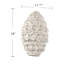 Luminaire suspendu ovale en métal 19 po H (Uno) en blanc