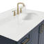 ARIEL Taylor 42.25 Single Sink Bathroom Vanity with Man-Made Stone Top-Oval-635474369-635474371-661486142
