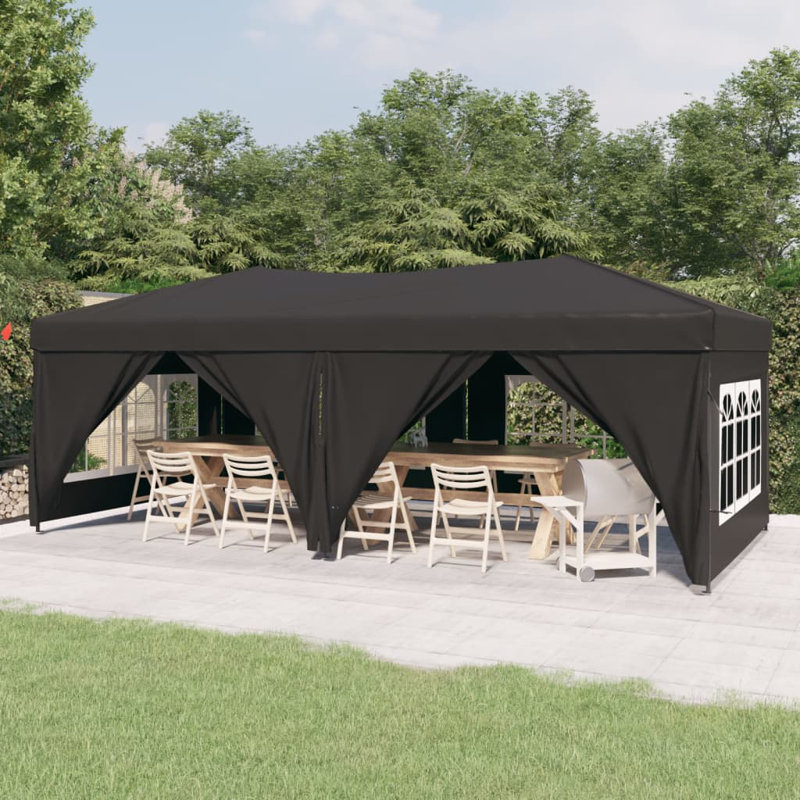 6m x 3m Steel Canopy, Anthracite