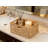 Extra Large Wicker Storage Basket With Handles, Natural Water Hyacinth Rectangular Basket With Sturdy Metal Frame For Home Organization In Living Room, Bathroom, Kitchen, And Office