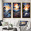 «Blue Bonnet Bliss Field IV», 3 pièces sur toile-624324671-624324668