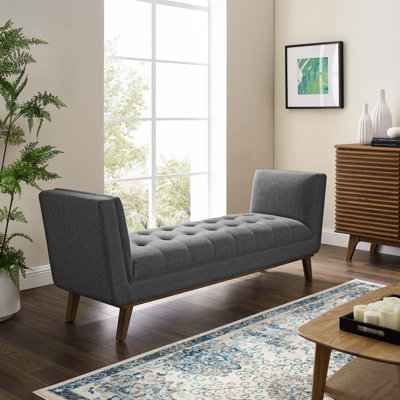 Banc d'appoint en tissu capitonné Haven Modway