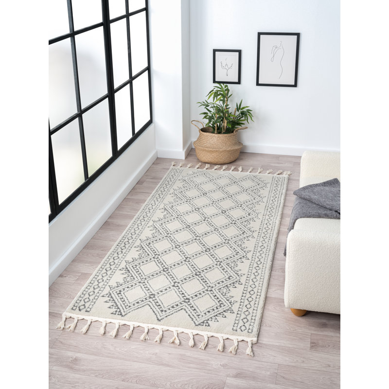 Delight Tapis white Rug, Rectangle 100 x 200cm