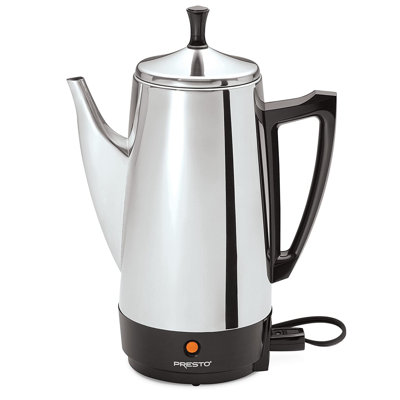 Presto 12 cups Silver Percolator