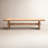 Rhett 74" Bench In Distressed Oak
