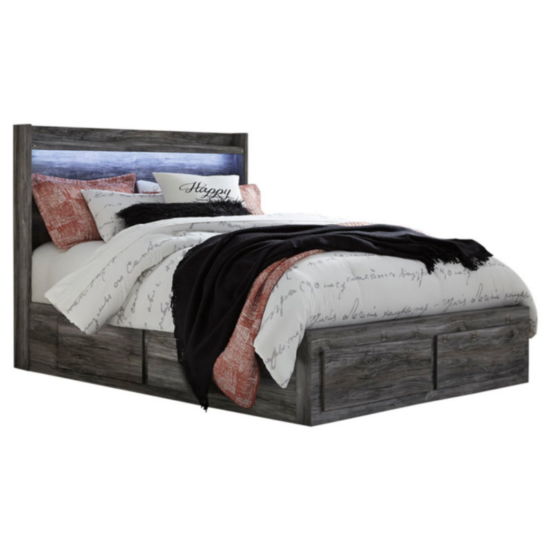 Kaisee Panel Storage Bed, Queen