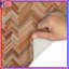 Tapis de bain en bois à chevrons-1953035232