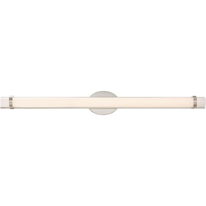 Catey Dimmable LED Bath Bar, Polished Nickel