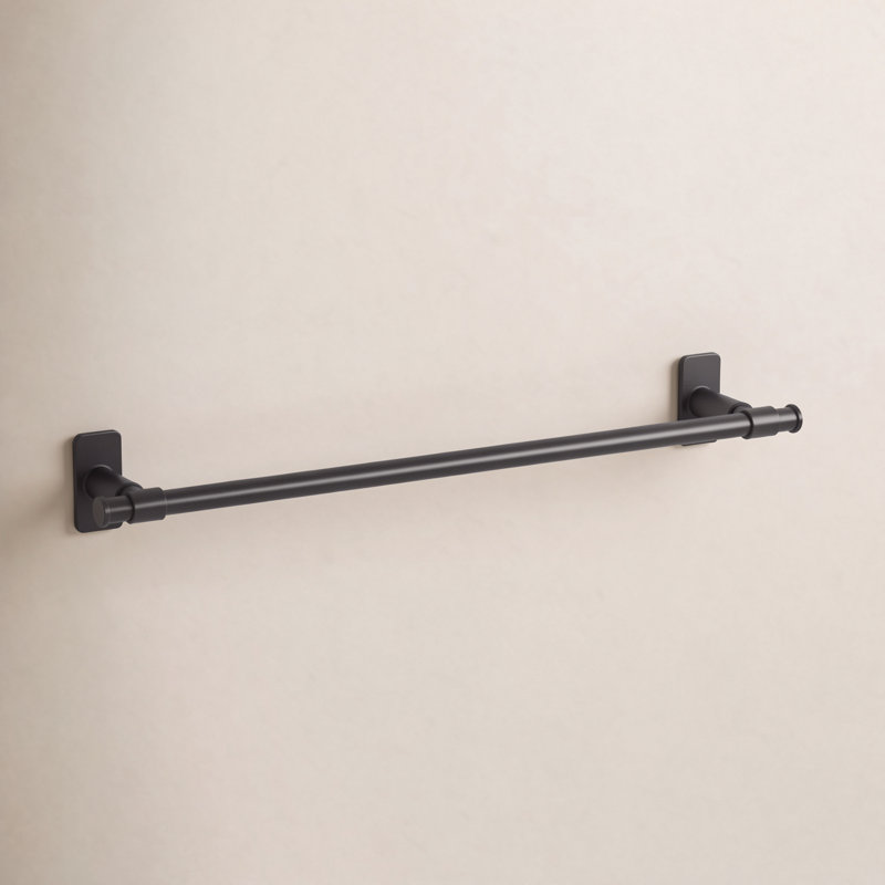 Castia by Studio McGee Towel Bar, Matte Black, 2.5" H x 18" W x 3.25" D