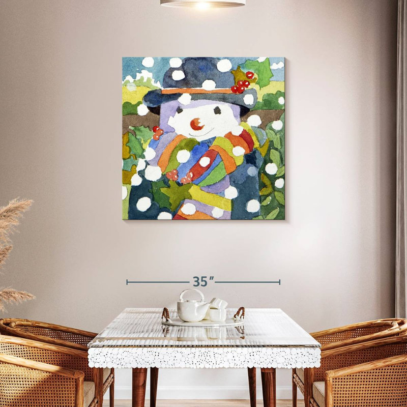 Bonhomme de neige Lelend dans la neige