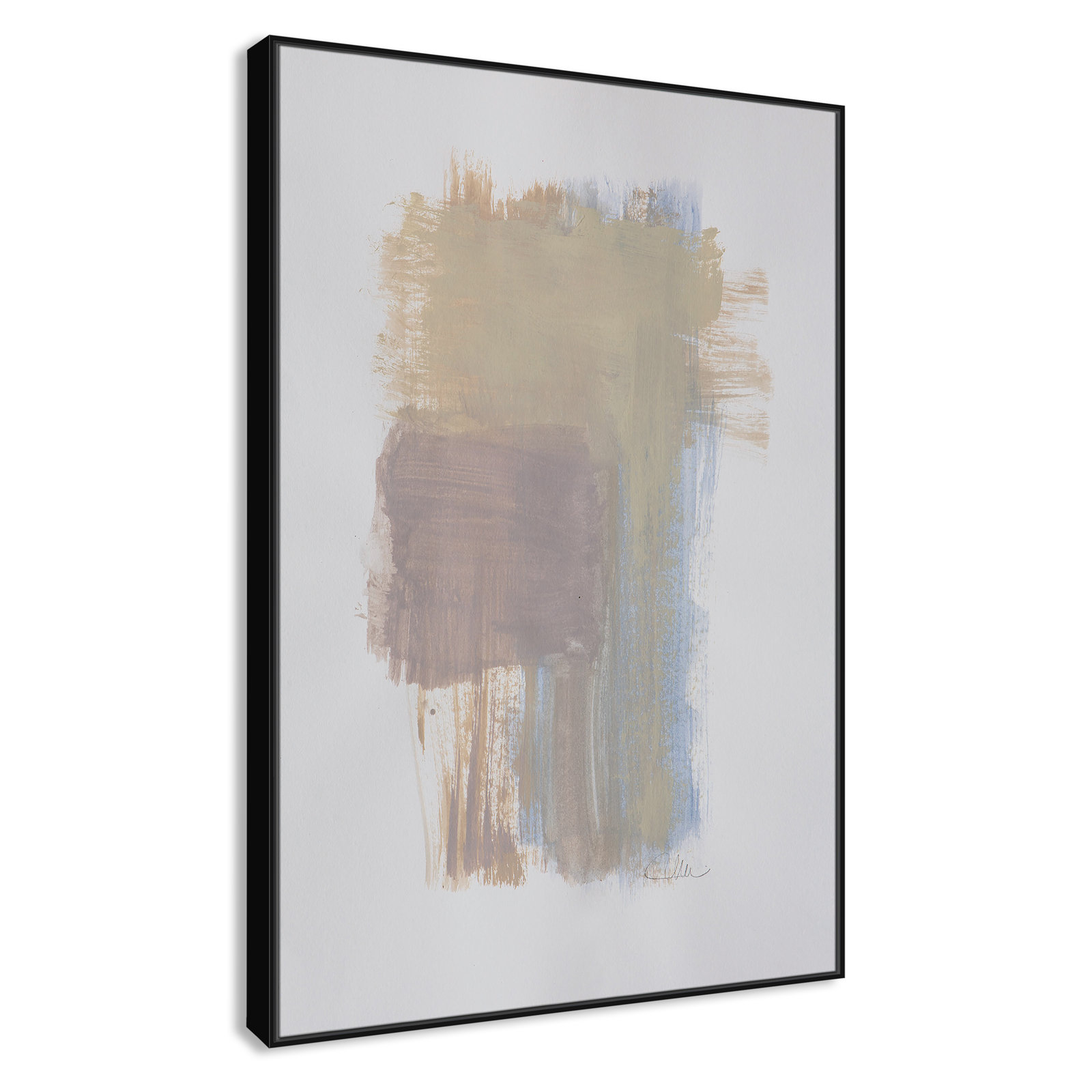 Esmeray "Powder Room Wash I" Print by Filippo Ioco, 61.5" H x 41.5" W x 2" D, Black Framed