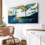 Oiseaux et mer, reproduction sur toile-98864165
