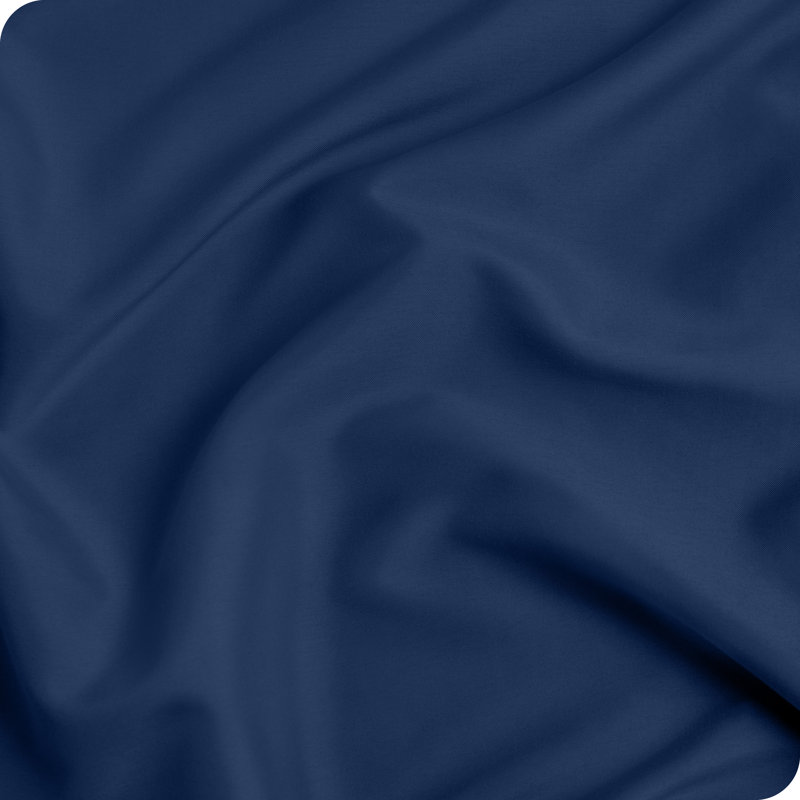King Size Dark Blue Microfiber Duvet Cover Set