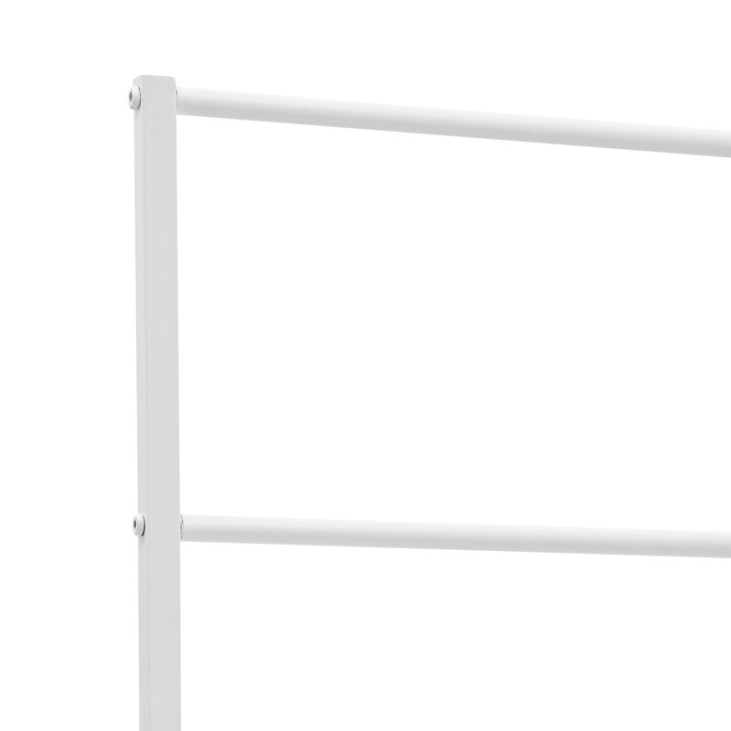 Support de rangement pour vêtements en métal, Blanc