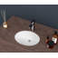 Go Peak Track 13.4'' Ceramic Oval Bathroom Sink with Overflow