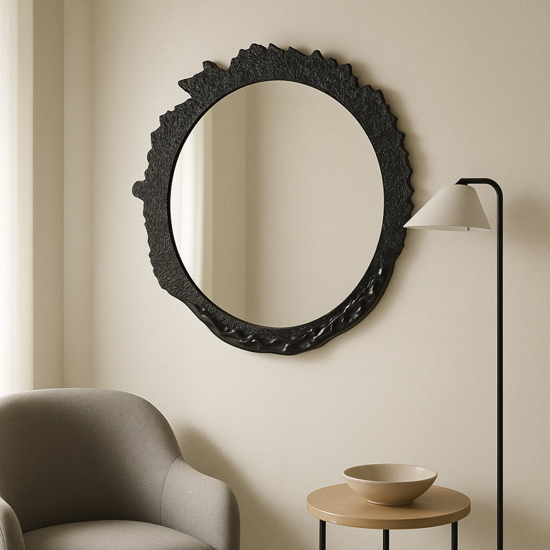 Miroir mural rond Eron pour la décoration intérieure