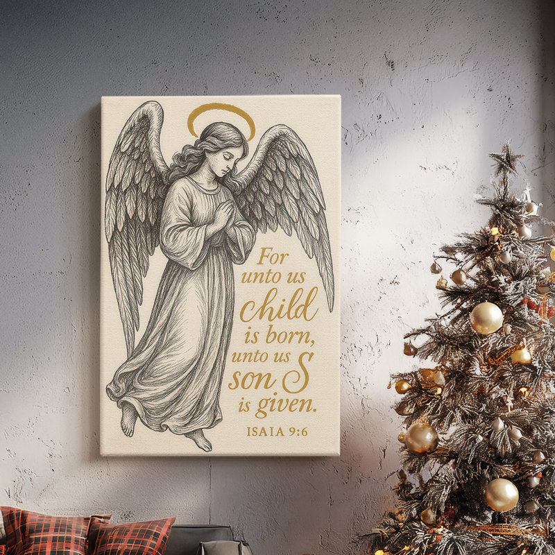 Chapel of Golden Serenade - Toile tendue avec châssis de qualité supérieure, H 36 po x l 24 po