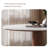 White&Walnut Round Sintered Stone Dining table-1274813971