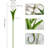 White Tulips Artificial Flowers Silk Flower...