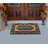Onalaska Natural Coir & Rubber Non-Slip Heavy-Duty 'Welcome' Doormat – 23" x 38" Indoor/Outdoor Entry Mat with Floral Border-150783176