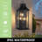 3-Light 28 In. Black Outdoor Wall Lantern Sconce-208054020-208054022