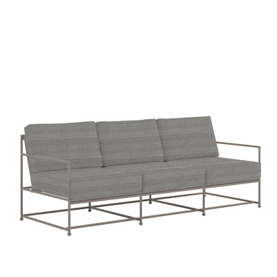 Glendale Cushion 81.5 " W Straight Patio Sofa with Cushions