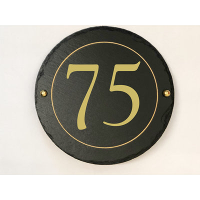 Easingwold 24cm H Stone House Number