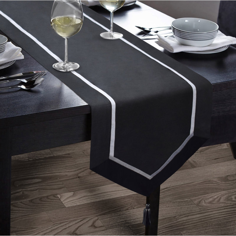 Naritaka Contemporary Dining Kensington Collection, Black, 70cm W x 178cm L