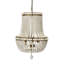 Lustre en perles de bois drapé-1978718497
