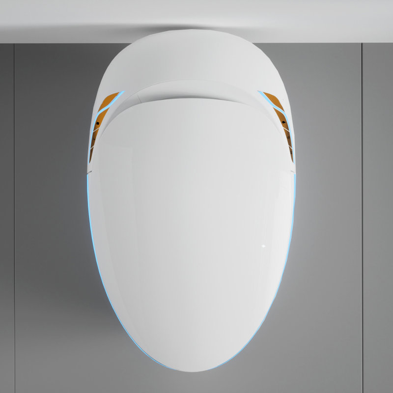 Smart Toilet With Bidet Function, Auto Open/Close Lid, Foot Sensor, Multiple Washing Modes, Warm Water, Bathroom Essential Integration, Powerful Flushing, Upgrade