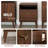 Breux Guthmar Mid-Century Modern Bookcase With Six Shelves And Two Doors-1279146036