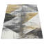 Tapis rectangulaire jaune / gris tissé à la machine Chyrl-371725143