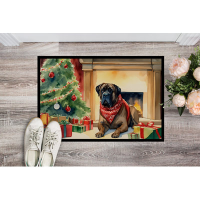 Jermari Non-Slip Christmas Doormat