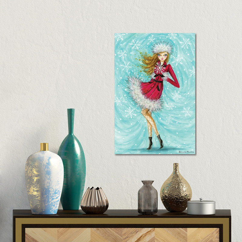 Blythe's Stunning Snowflake - reproduction d'art murale - toile tendue, H 18 po x l 12 po, Toile tendue, Ne s’applique pas