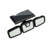 3 - Head LED Solar Powered Dusk to Dawn Outdoor Security Area Light with Motion Sensor