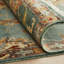 Bleu de laine noué à la main oriental Tapis décoratif/or-21527500
