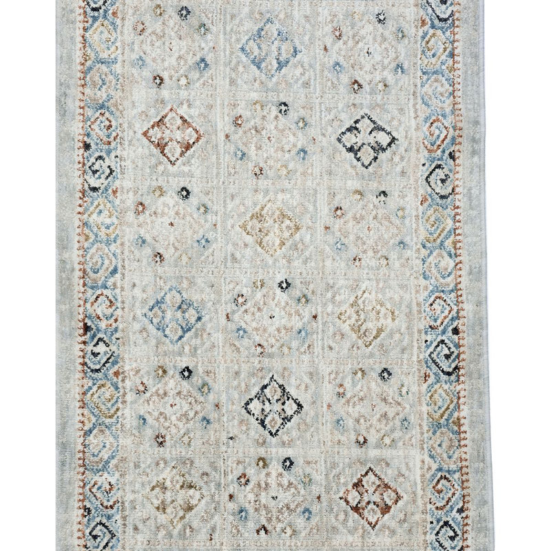 Washable Runner Rug 2x24- Thane Modern Plush Rug for Hallways & Entryways, Stripe Multi, Modern Stripe, 2'2" x 24'