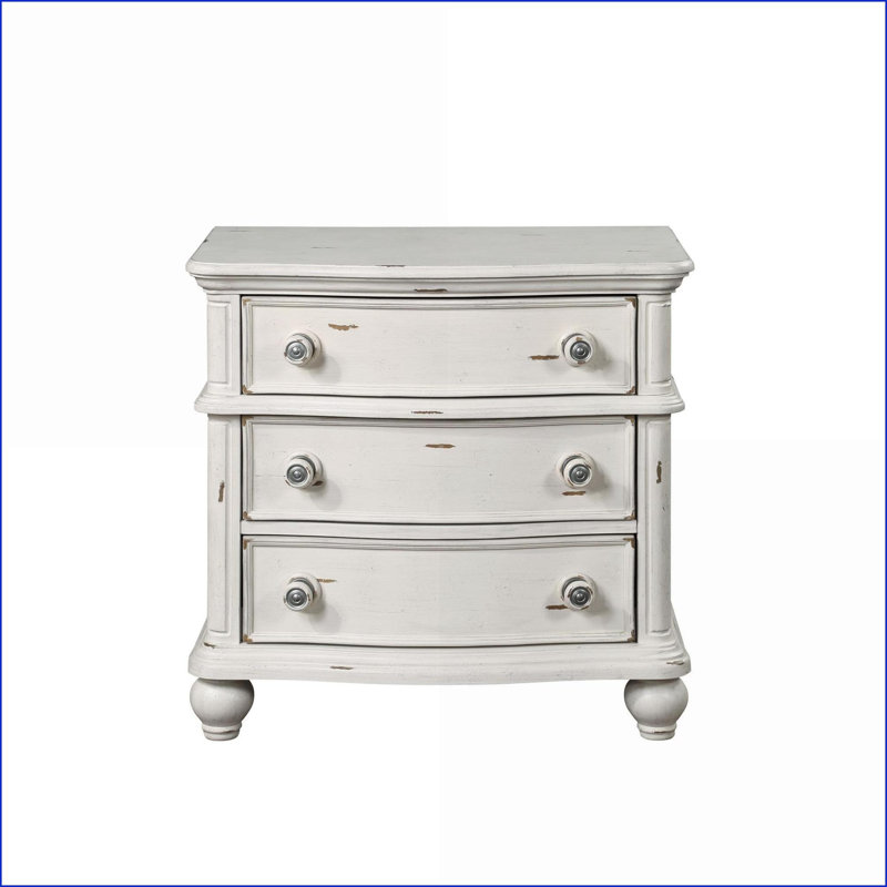 Table de chevet 3 tiroirs Jaqueline